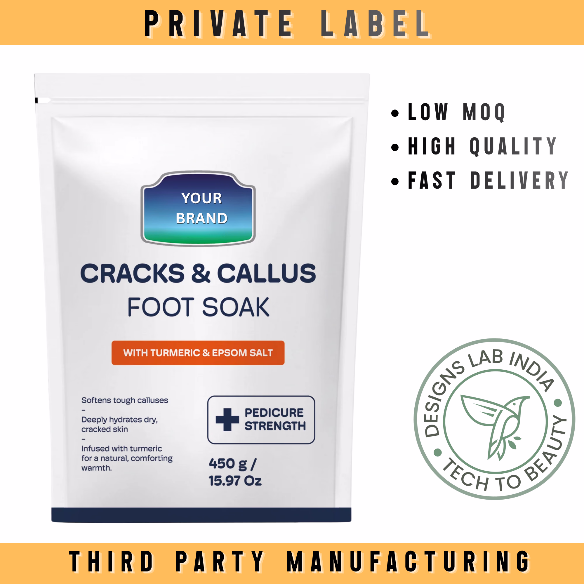 Cracked Heel Foot Soak Salt